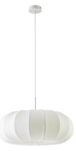Lampada a sospensione Lindby, Marielle, dimmerabile, Bianco, Soggiorno, Tessuto / Tessile, Scandinavo