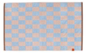Tappetino da bagno in cotone biologica blu e rosa 50x80 cm Retro - Mette Ditmer Denmark