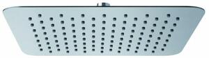 Schläfer 134600 | Soffione Doccia Quadro 30x30 cm a Pioggia, Anticalcare ad Alta Pressione Ultra Sottile in Acciaio Inox, Soffione per Cabina Doccia, Snodo Regolabile Universale G 1/2, Cromo, Argento