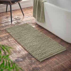 Tappetino da bagno verde 50x120 cm Aspen Bobble - Bianca