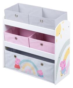 Organizzatore di giocattoli per bambini 63,5x29,5x67 cm Peppa Pig - Roba