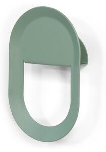 Gancio da parete in acciaio verde Coucou - Spinder Design