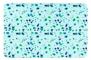 Tappeto da bagno azzurro 39x60 cm Terrazzo - Artsy Doormats