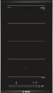 Bosch Piano cottura Induzione Elettrico 2 Fuochi da incasso Larghezza 60 cm in Vetroceramica colore Nero - PXX375FB1E