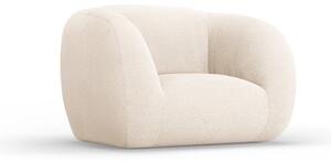 Poltrona crema in tessuto bouclé Essen - Cosmopolitan Design