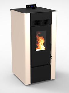 DecHome Stufa a Pellet Ventilata a Camera Stagna 8,10 kW Capacit Serbatoio 15 Kg Volume Riscaldabile 226 m3 colore Sabbia - 53844 Efesto 9