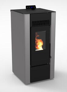 DecHome Stufa a Pellet Ventilata a Camera Stagna 6,9 kW Capacit Serbatoio 15 Kg Volume Riscaldabile 197 m3 colore Antracite - 58783 Efesto 6