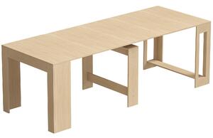 DecHome Tavolo Consolle Allungabile Design Moderno 48-240x90x78 cm colore Legno Chiaro