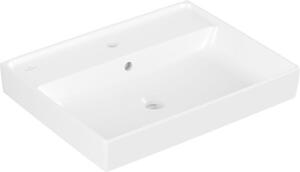 Villeroy & Boch Collaro lavabo, 1 trou pour robinet, avec trop-plein, dessous poncé, 600x470mm, 4A336GRW, 4A336GRW
