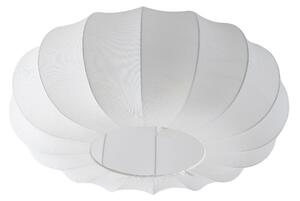 Plafoniera Lindby, Helin, dimmerabile, Bianco, Soggiorno, Tessuto / Tessile, Scandinavo