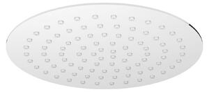 Schläfer 135300 | Soffione Doccia Tondo Ø 30cm, Getto a Pioggia Anticalcare ad Alta Pressione, Soffione Ultra Sottile in Acciao Inox, Snodo Regolabile Universale G 1/2", Cromo e Argento