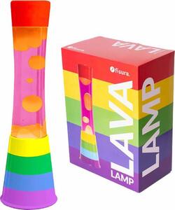 Fisura retro lampada lava - arcobaleno