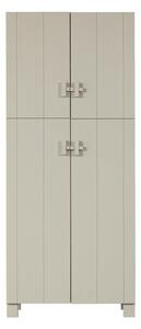 Armadio in pino grigio chiaro 90x210 cm Mees - Basiclabel