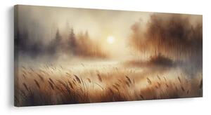 Quadro su tela – Nebbia sopra le canne