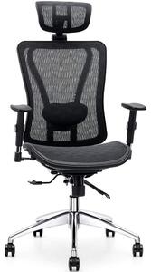 Sedia da ufficio ergonomica con supporto lombare regolabile