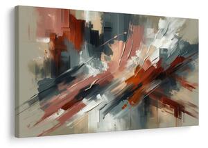 Quadro su tela – Pennellate drammatiche