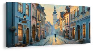 Quadro su tela – Strada storica della città
