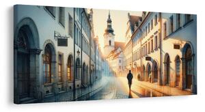 Quadro su tela – Vicolo all’alba
