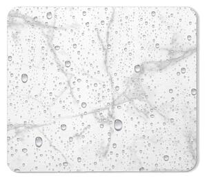 Tappetino da bagno bianco e grigio in terra di diatomee 35x45 cm Aqua - douceur d'intérieur