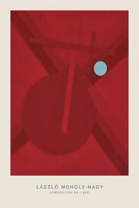 Stampa artistica Composition G4 Original Bauhaus in Red 1926 - Laszlo L szl Maholy-Nagy, (26.7 x 40 cm)