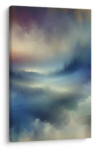 Quadro su tela – Bosco nella nebbia