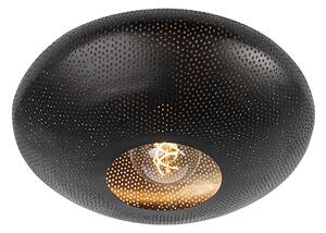 Plafoniera intelligente nera con oro 40 cm incluso Wifi G95 - Radiance