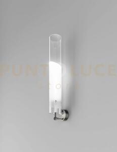 Lio applique a parete 48 cristallo bianco nickel satinato 1 luce at