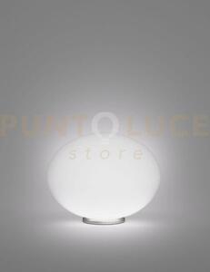 Lucciola lampada da tavolo g bianco satinato nickel satinato 1 luce