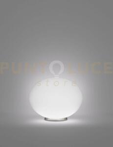 Lucciola lampada da tavolo m bianco satinato nickel satinato 1 luc