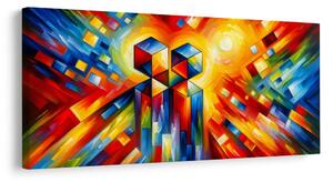 Quadro su tela – Abbraccio astratto