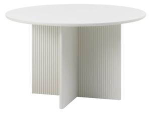 Tavolo da pranzo rotondo grigio chiaro ø 110 cm Palma - Unique Furniture