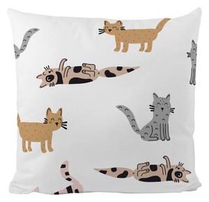 Federa per bambini in raso di cotone 45x45 cm Cats - Butter Kings