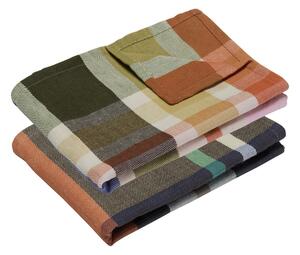 Set di 2 strofinacci in cotone 50x70 cm Playful - Hübsch