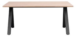 Tavolo da pranzo pieghevole con piano in rovere 170x100 cm Carradale - Rowico