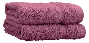 Set di asciugamani tipo terry rosa scuro in cotone 2 pz 30x30 cm Zero Twist – Catherine Lansfield