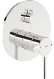 Set completo di miscelatore monocomando Hansa a due vie, HANSAVANTIS 8260, rosetta rotonda, cromato, leva a perno, 1 pz
