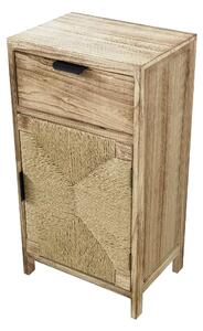 AZEL - mobiletto in legno con 1 cassetto e 1 anta