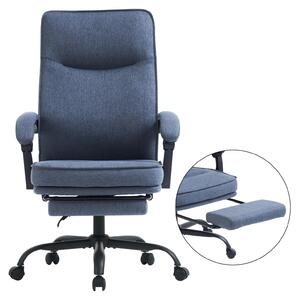 Sedia da ufficio ergonomica con poggiapiedi e funzioni regolabili