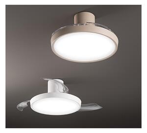 ZORA VENTILATORE D107 CM PALE A SCOMPARSA LED 30W LUCE CCT DIMMERABILE 2 COLORI TELECOMANDO INCLUSO