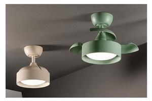 CLEO PICCOLO VENTILATORE D55 CM PALE A SCOMPARSA LED 22W LUCE CCT DIMMERABILE 2 COLORI TELECOMANDO INCLUSO
