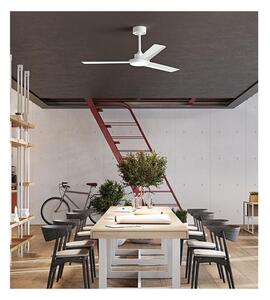 VENTO VENTILATORE BIANCO D132 CM 3 PALE LED 15W LUCE CCT DIMMERABILE TELECOMANDO INCLUSO