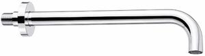 Schläfer 137430 | Soffione doccia a Parete Pulsify in ottone cromato con ugelli orientabili diam 26 mm, L. 350 mm, Attacchi Universali 1/2"G , Braccio con Soffione risparmio idrico e ispezionabile