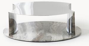 Tavolino da salotto rotondo XL con base in marmo Kerrington