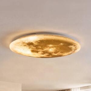 Trio Lighting Plafoniera a LED Lunar, dimmerabile, Bianco / Opale, Soggiorno / Sala da pranzo, Plastica, Moderno, Plafoniera LED