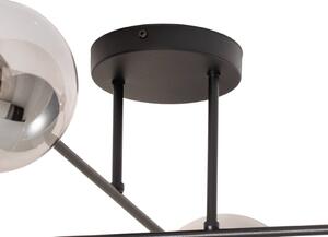 Plafoniera soffitto Glassy EMIBIG LIGHTING, dimmerabile, Nero, Soggiorno / Sala da pranzo, Vetro, Moderno, Plafoniera