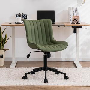 Sedia da ufficio ergonomica in ecopelle, adatta a carichi fino a 150 kg