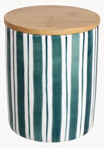 Barattolo con coperchio in bambù New Milk & C Stripes