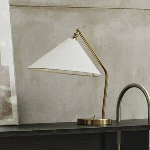 GUBI Lampada da tavolo di design Gräshoppa, Alluminio / Grigio / Zincato, Soggiorno / Sala da pranzo, Tessuto / Stoffa / Seta, Design, Lampada da tavolo