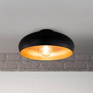 B.K. Licht Plafoniera soffitto Zoe, dimmerabile, Nero, Soggiorno / Sala da pranzo, Metallo, Moderno, Plafoniera