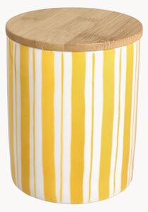 Barattolo con coperchio in bambù New Milk & C Stripes